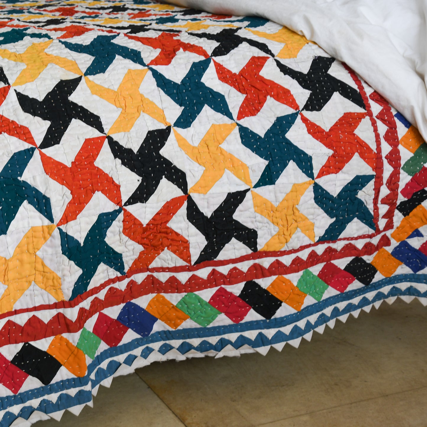 happiness vintage godhari quilt