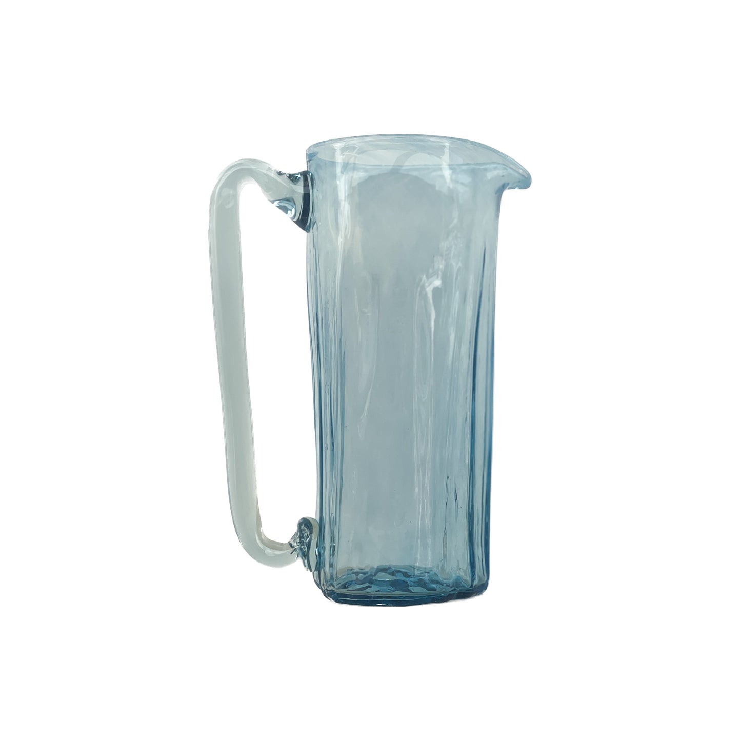 juicy handblown pitcher jug | baby blue