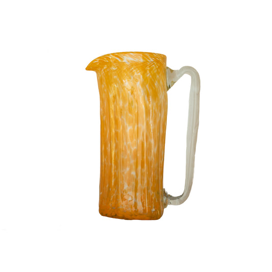 juicy handblown pitcher jug | flame