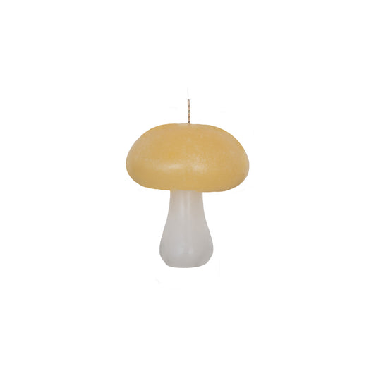 shroom handpoured beeswax candle | cream