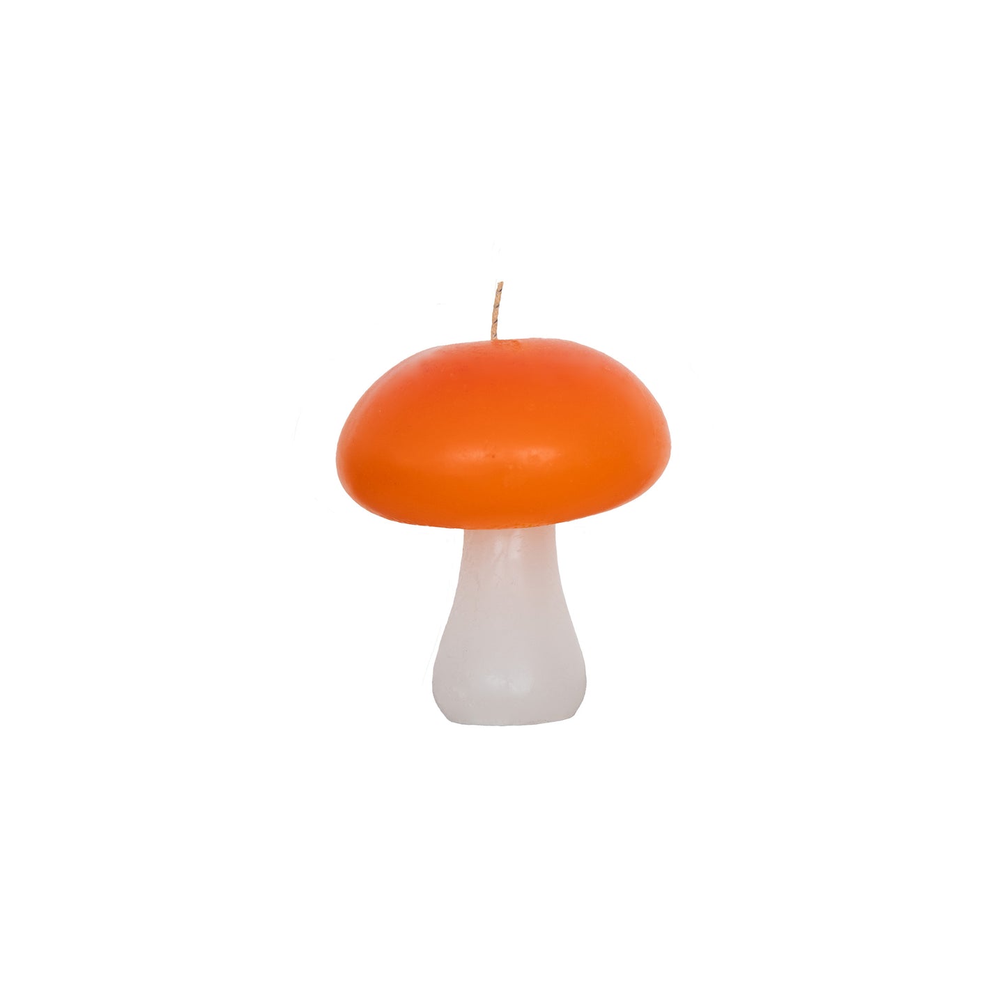 shroom handpoured beeswax candle | orange