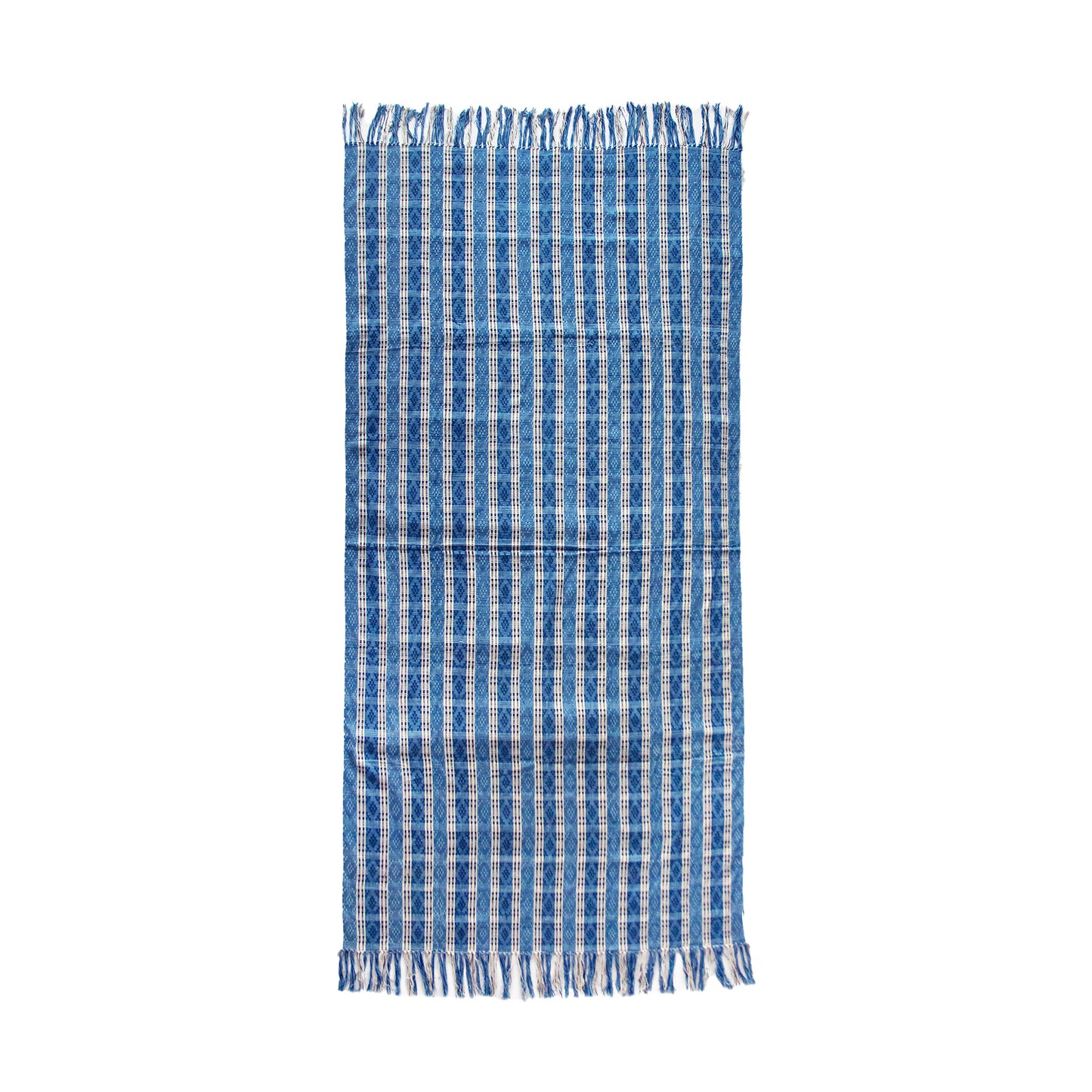 i'm-blue indigo dye throw blanket