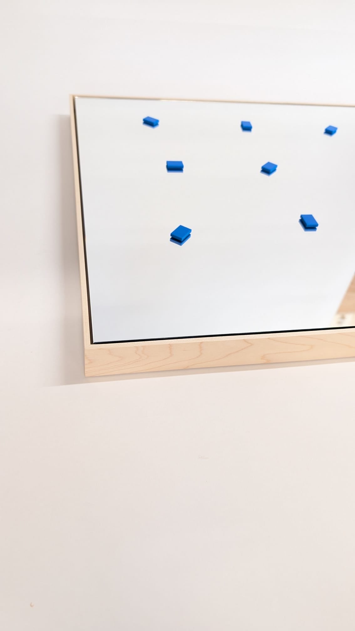 float hand-finished custom mirror