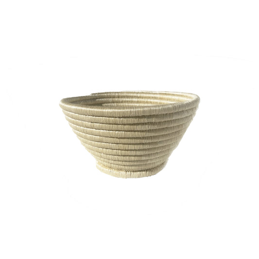 pure fique handwoven basket bowl