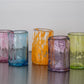 rainbow recycled handblown shot glasses | set of 6