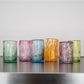 rainbow recycled handblown shot glasses | set of 6