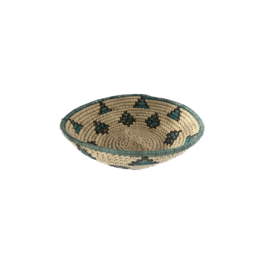 river iraca handwoven basket bowl