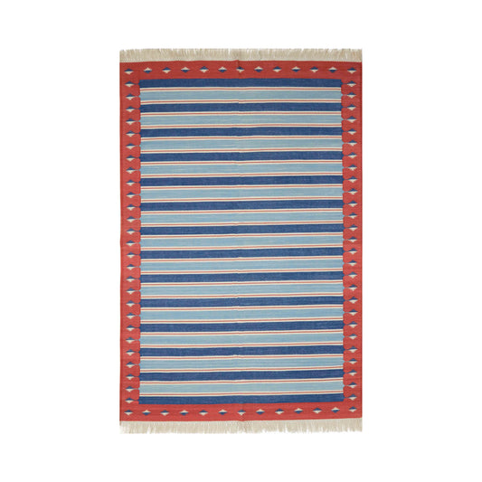 hello natural dye handwoven rug