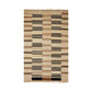 sound handwoven rug | black/brown/cream