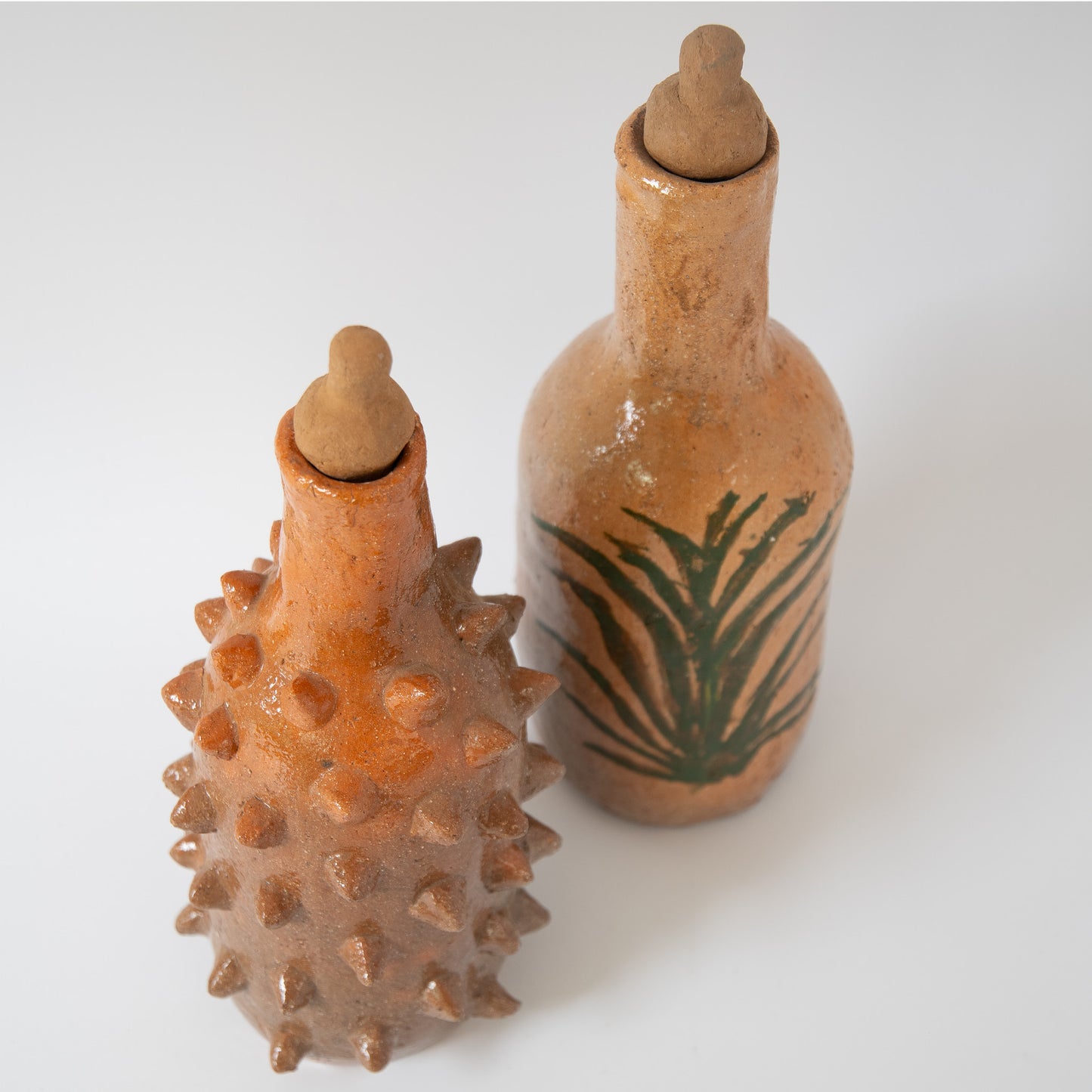 spike decorative ceramic decanter