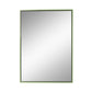 float hand-finished custom mirror - sage green