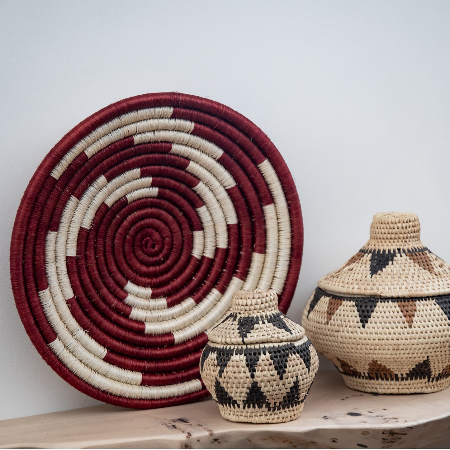 teeny decorative basket with lid