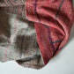 reversible vintage kantha throw | pink