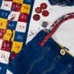 snakes & ladders fabric board game