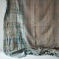 colcha kantha vintage reversible - leopardo azul