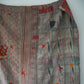 reversible vintage kantha throw | pink